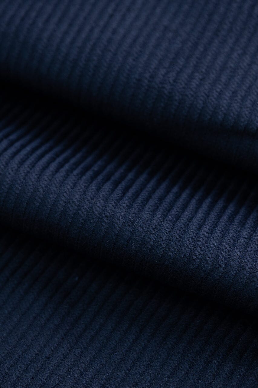 TheKhakiClub Suit Fabric-Brisbane Moss T3706 Dark Navy 8 Wale Corduroy