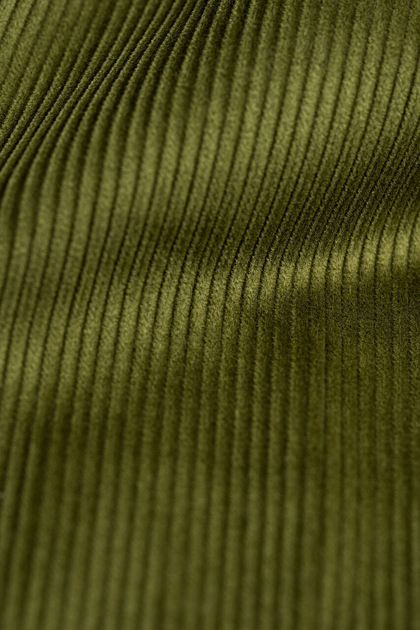 LaGondola Suit Fabric-Brisbane Moss T3805 Brisbane Moss 10 Wale Green Cotton Corduroy