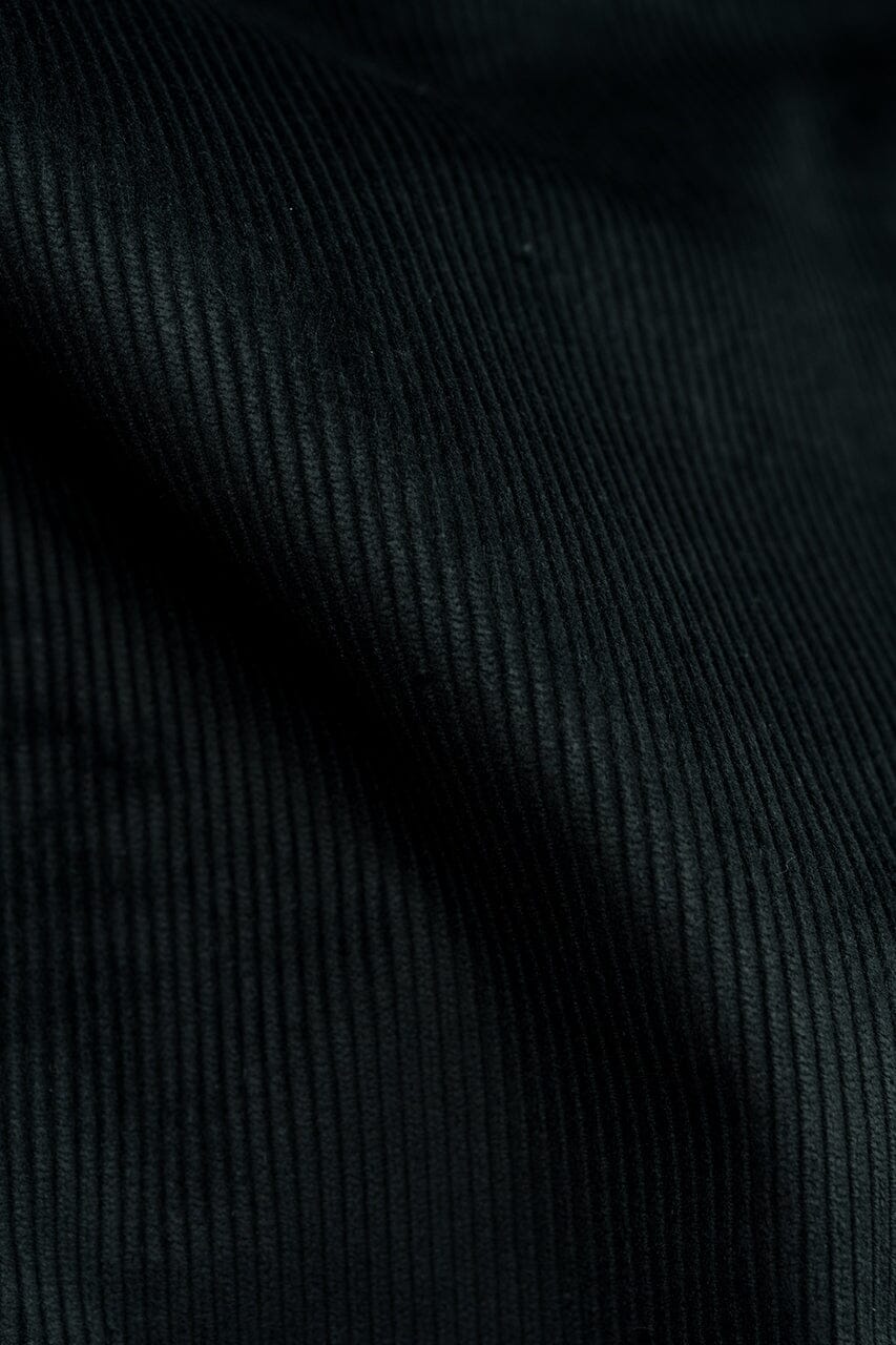 LaGondola Suit Fabric-Brisbane Moss T3808 Brisbane Moss 10 Wale Black Cotton Corduroy