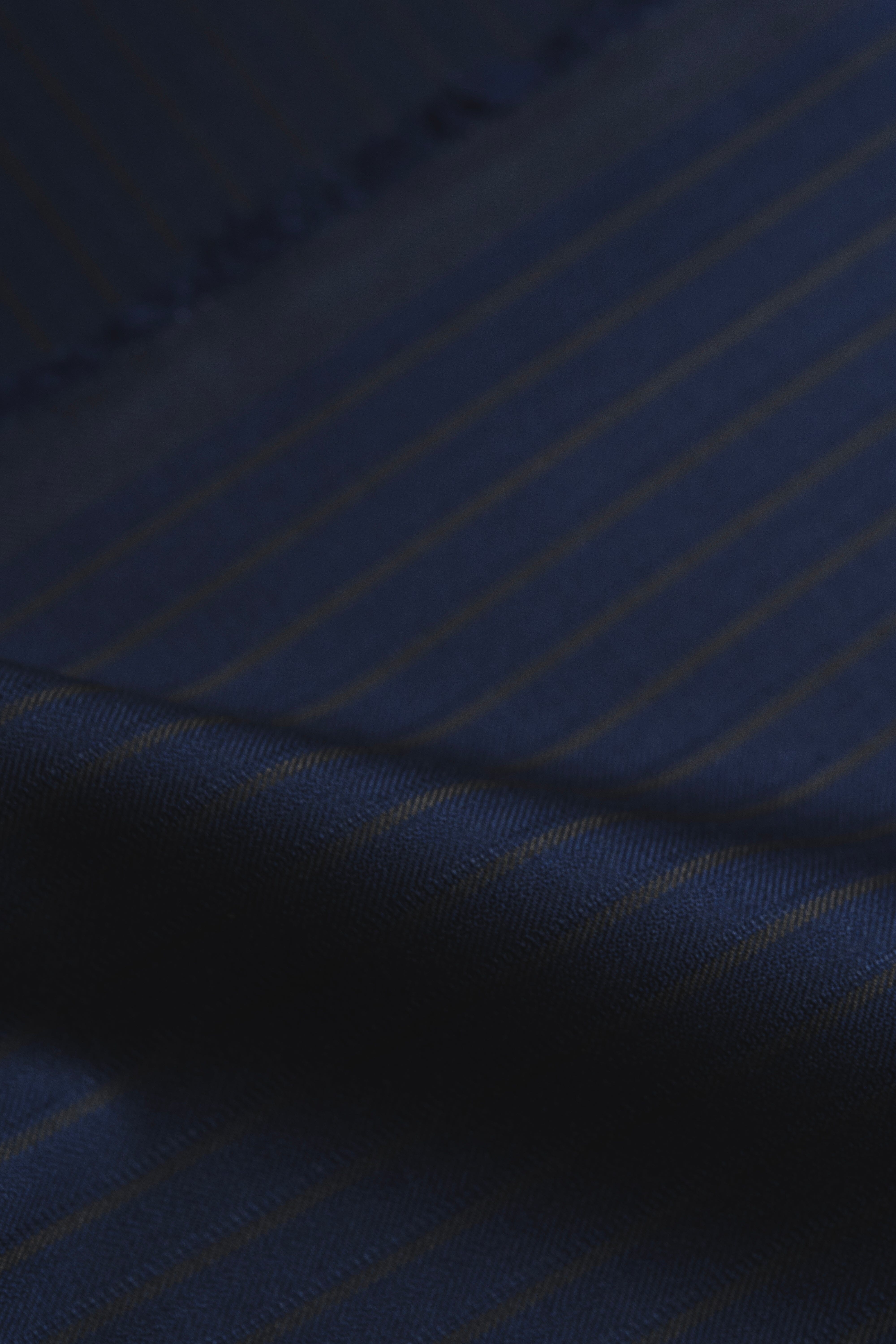 Modern Suit Fabrics-Carlo Barbera 32334 Carlo Barbera Navy Stripe Wool Suiting-3m