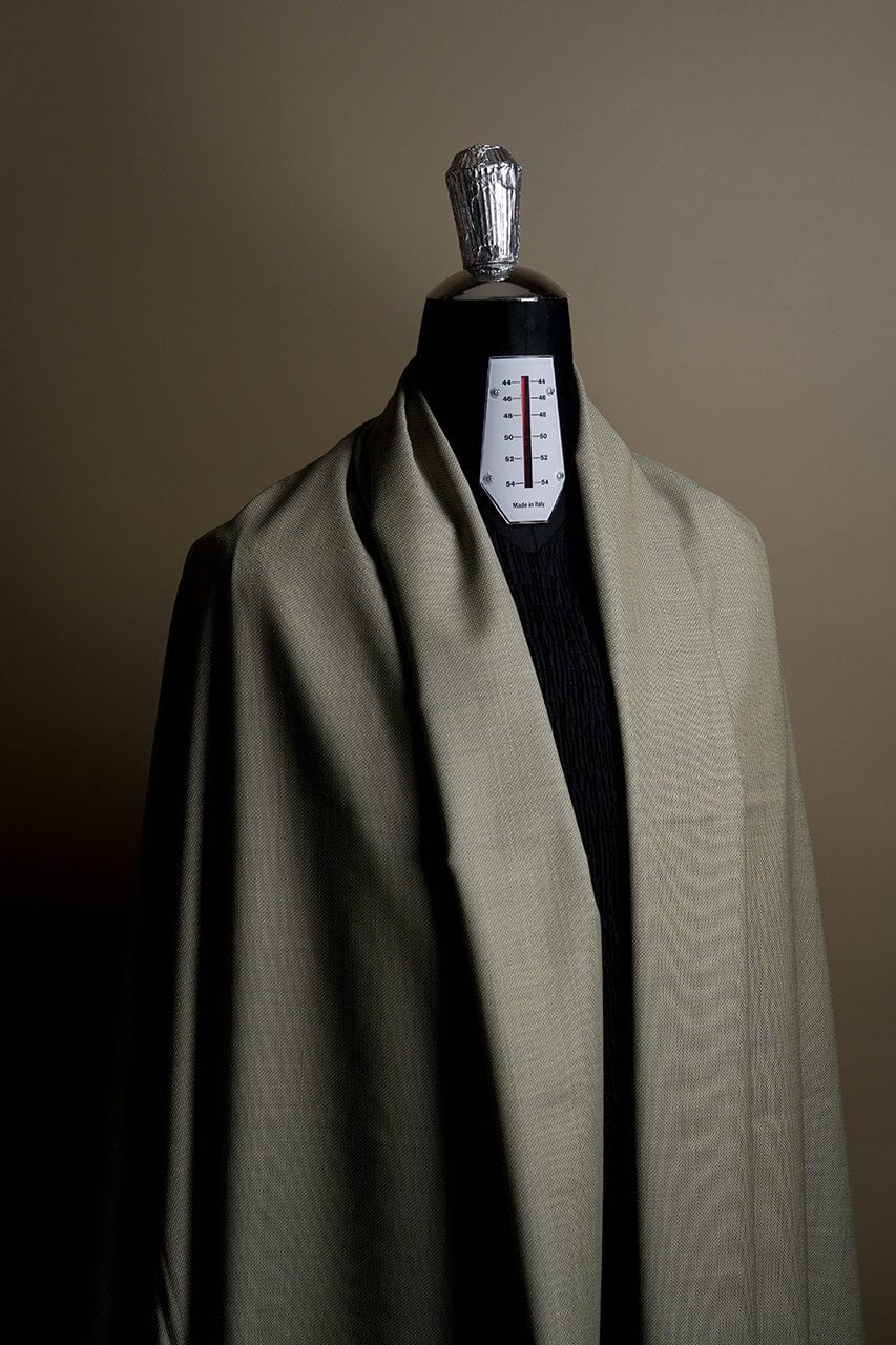 Vintage Suit Fabrics-CERRUTI 1881 V23518 Cerruti 1881 Bule Green Wool Suiting -3m
