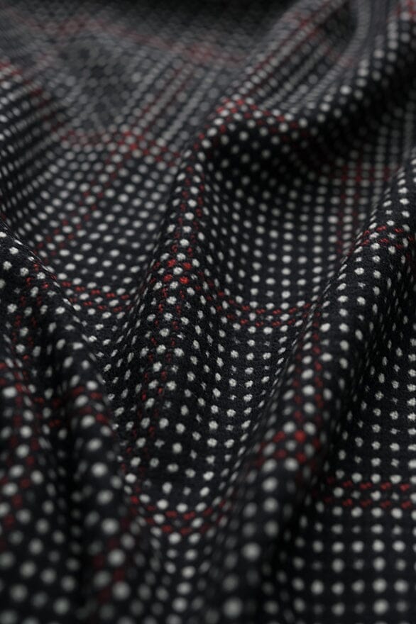 Vintage Suit Fabrics-Crombie V20188 Dotted Cashmere Jacketing -1.7m