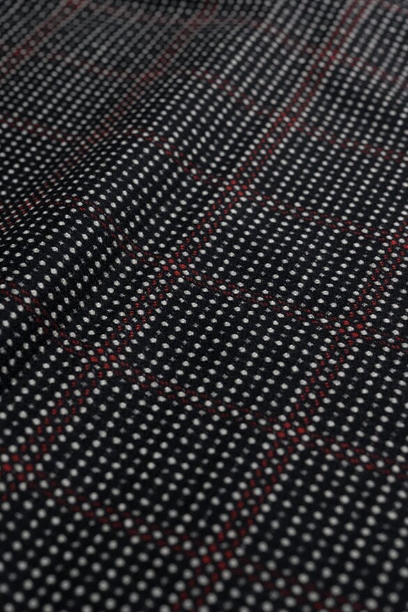 Vintage Suit Fabrics-Crombie V20188 Dotted Cashmere Jacketing -1.7m