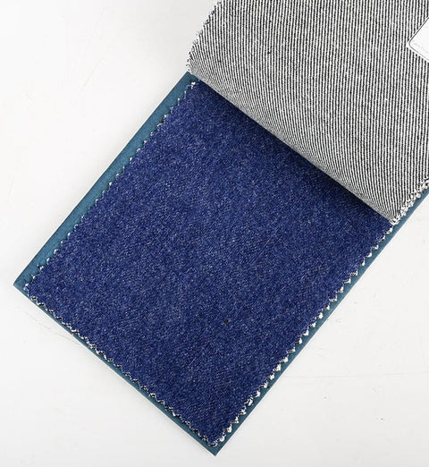 D3203-C Washed Indigo 3x1 Right Hand Twill, Uneven Yarn (Price per 2 Meters) TheKhakiClub The Khaki Club