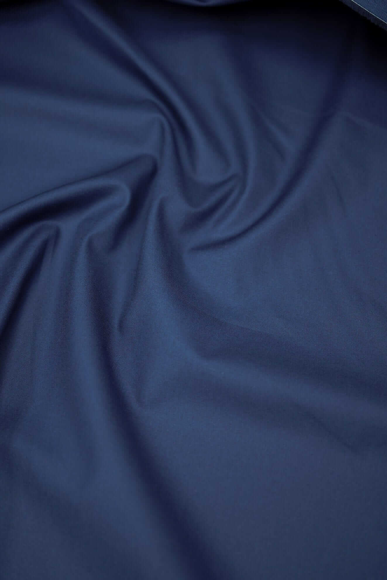 Dark Blue Lightweight Cotton Modern Tessuti di Sondrio