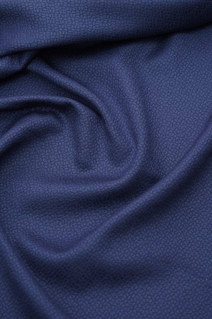 V10485 Dormeuil Fancy Navy Jacketing-2.3m Vintage Suit Fabrics Dormeuil