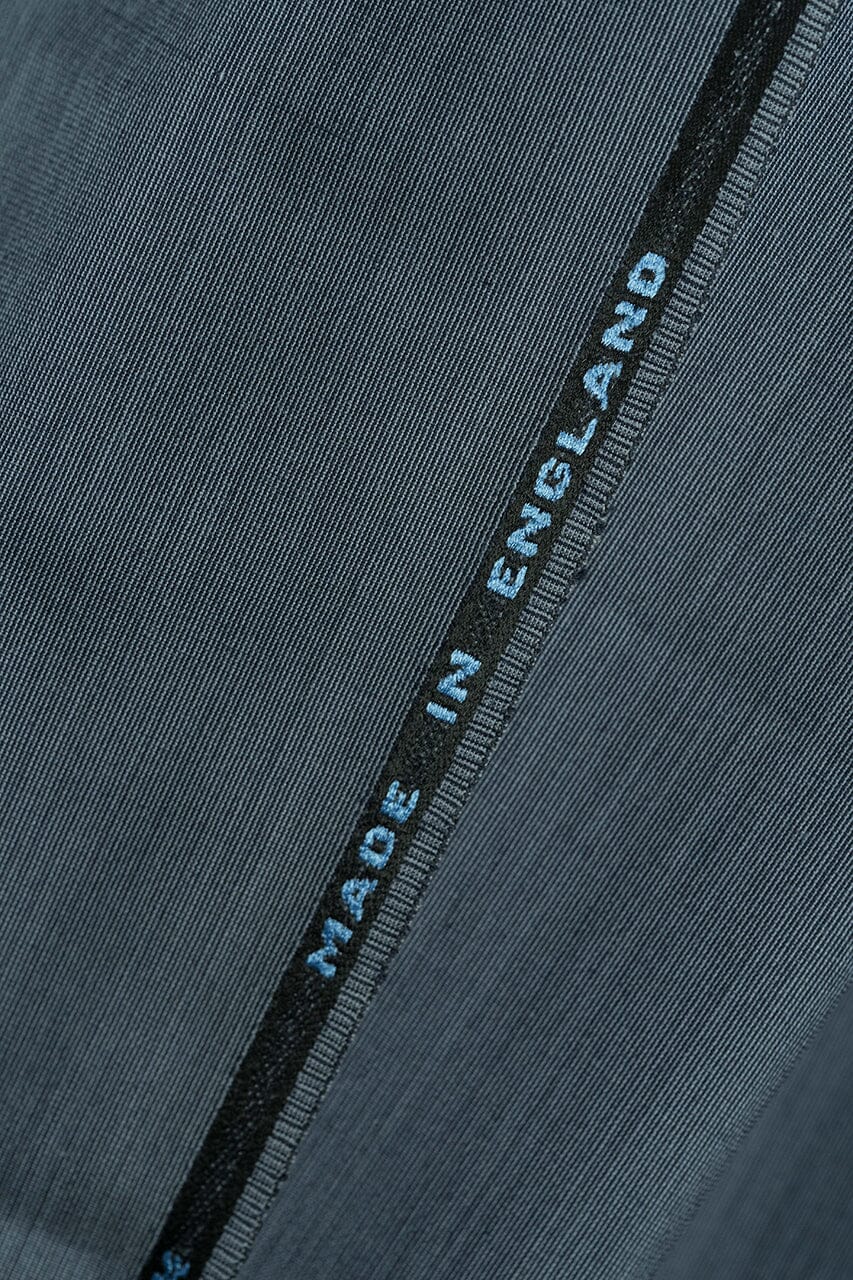 Vintage Suit Fabrics-Dormeuil V23467 Dormeuil Blue Stripe Wool Suiting -3.3m