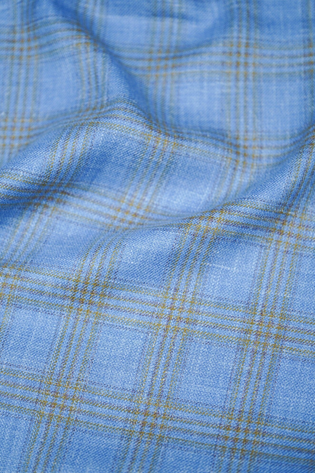 LaGondola Suit Fabric-E.Thomas GC40204 E.Thomas Wool Silk Linen Jacketing