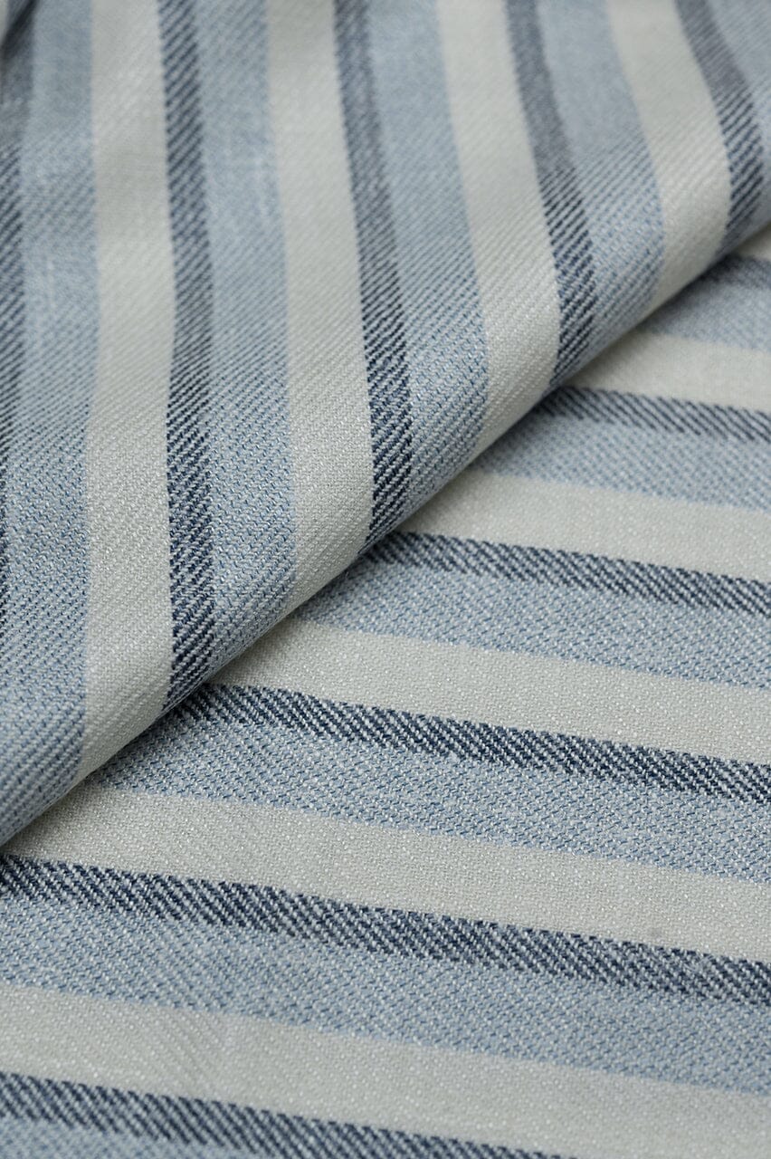 LaGondola Suit Fabric-E.Thomas GC50135 E.Thomas Sky Blue Stripe Jacketing