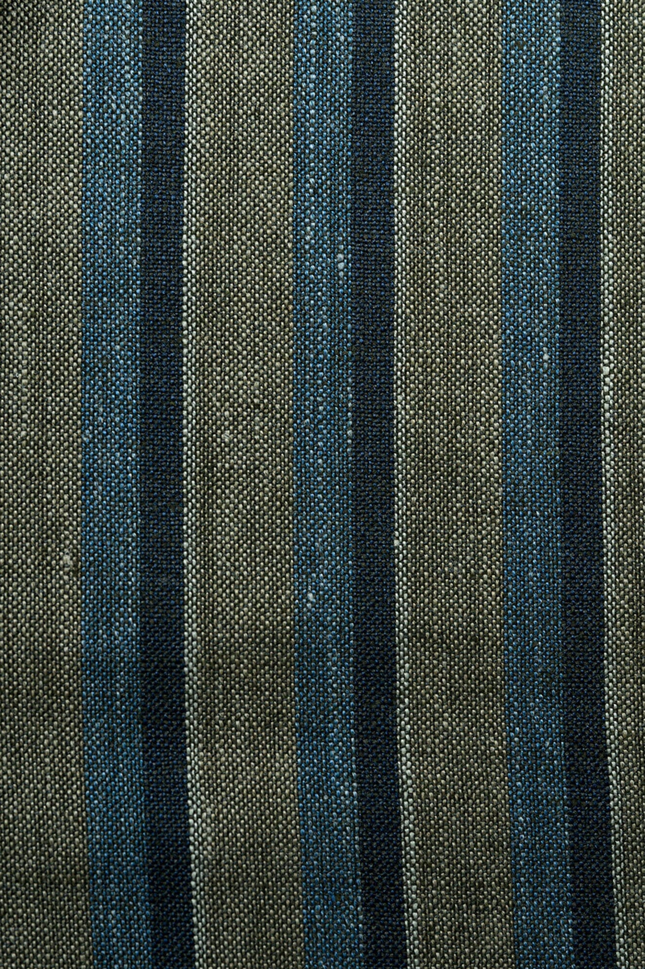 LaGondola Suit Fabric-E.Thomas GC50136 E.Thomas Sand & Blue Stripe Jacketing