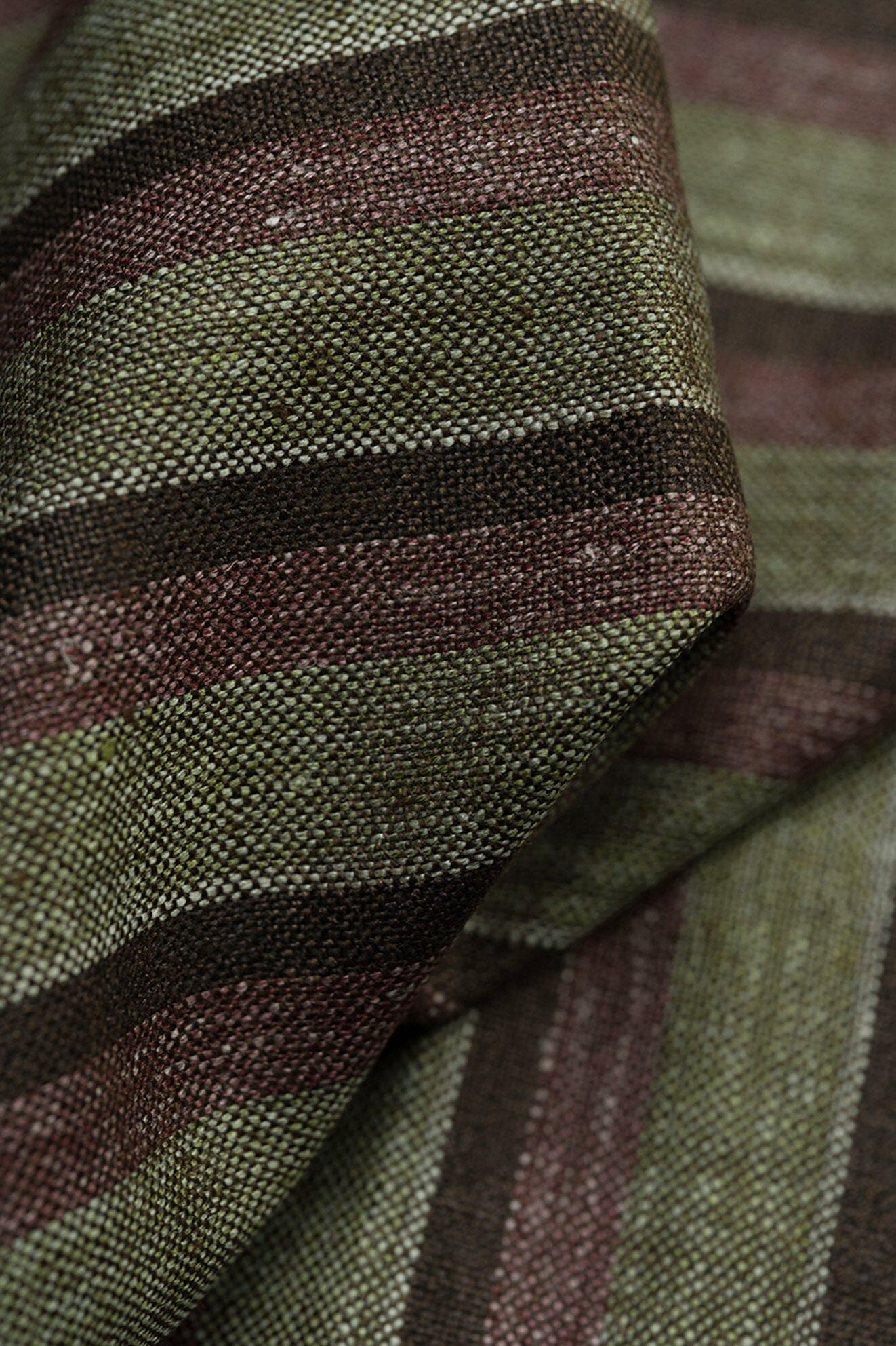 LaGondola Suit Fabric-E.Thomas GC50137 E.Thomas Sand & Red Stripe Jacketing