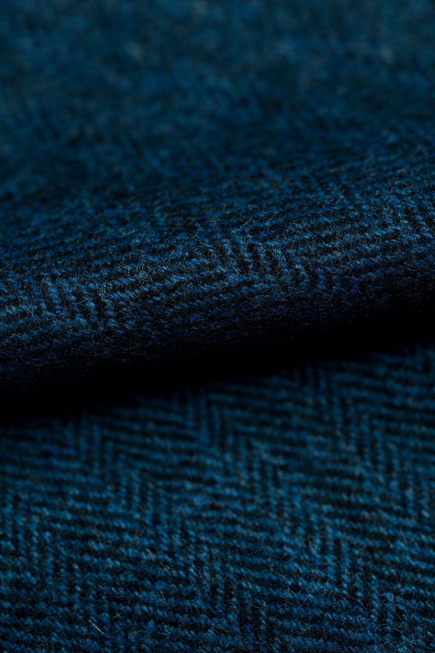 LaGondola Suit Fabric-E.Thomas GC50325 E.Thomas Wool Cashmere Jacketing-Blue HRB