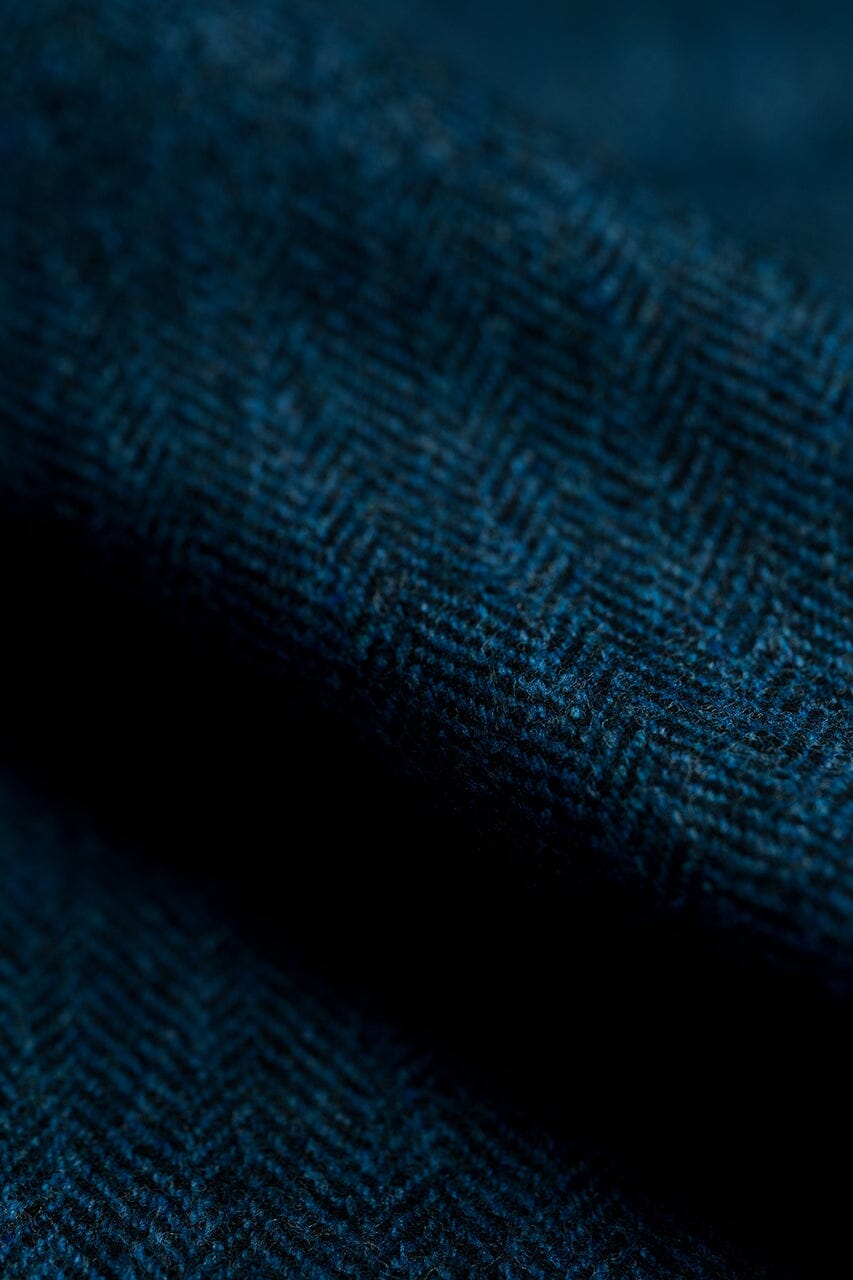 LaGondola Suit Fabric-E.Thomas GC50325 E.Thomas Wool Cashmere Jacketing-Blue HRB