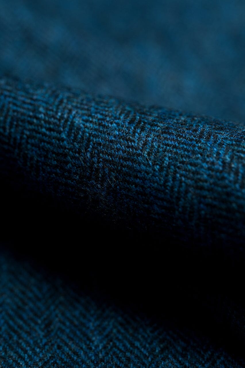 LaGondola Suit Fabric-E.Thomas GC50325 E.Thomas Wool Cashmere Jacketing-Blue HRB