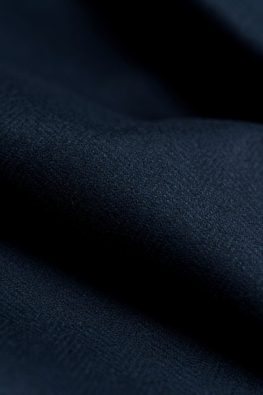 LaGondola Suit Fabric-E.Thomas GC50326 E.Thomas Wool Cashmere Jacketing-DkNavy HRB