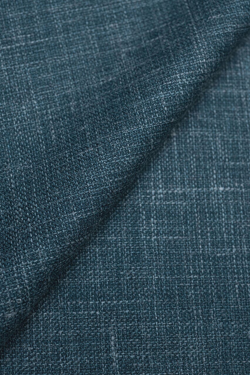 LaGondola Suit Fabric-Fratelli Tallia Di Delfino GC50110 Fratelli Tallia Di Delfino Dark Aqua Jacketing