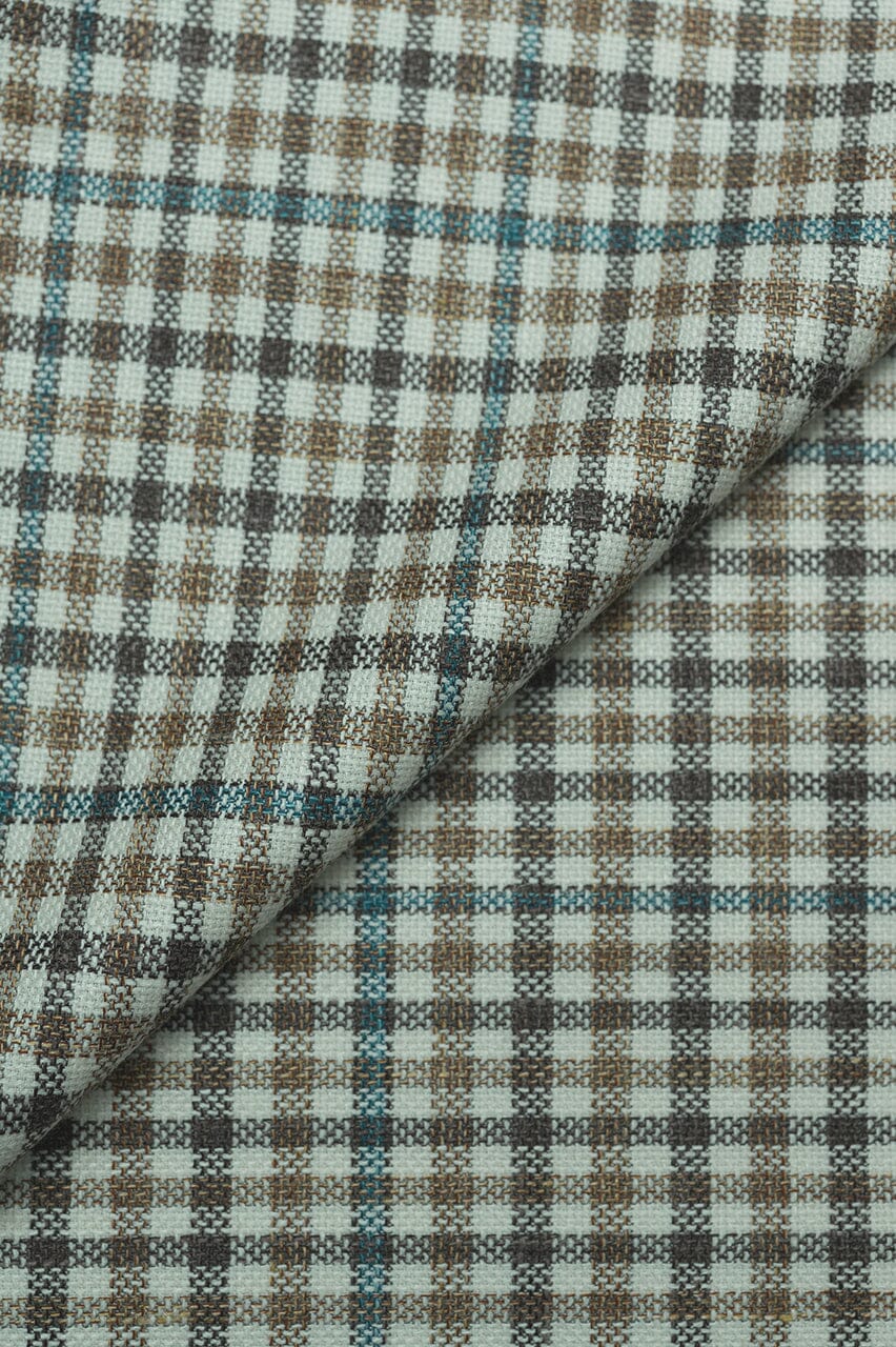 LaGondola Suit Fabric-Fratelli Tallia Di Delfino GC50114 Fratelli Tallia Di Delfino Latte GunClub Jacketing