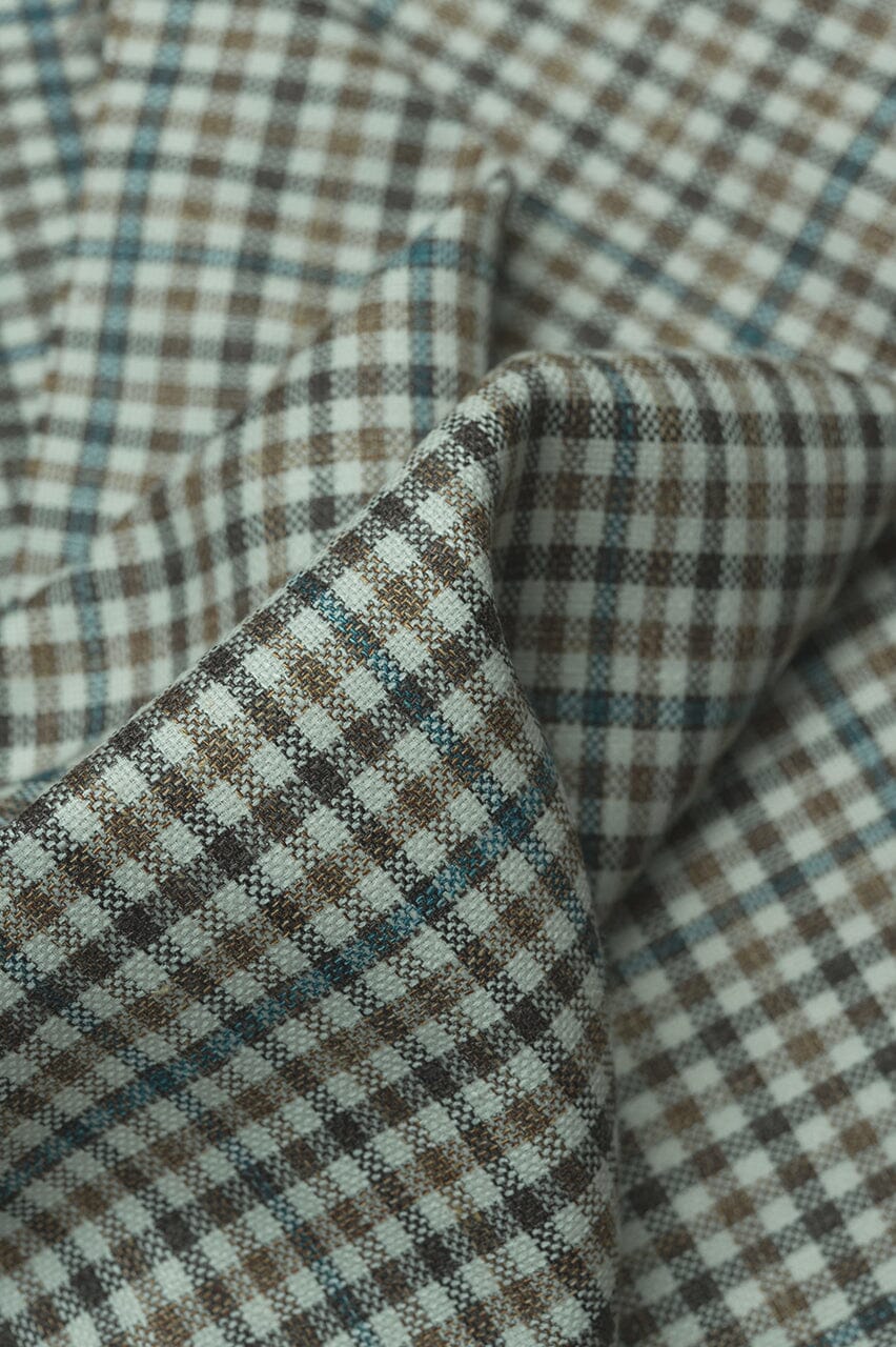 LaGondola Suit Fabric-Fratelli Tallia Di Delfino GC50114 Fratelli Tallia Di Delfino Latte GunClub Jacketing