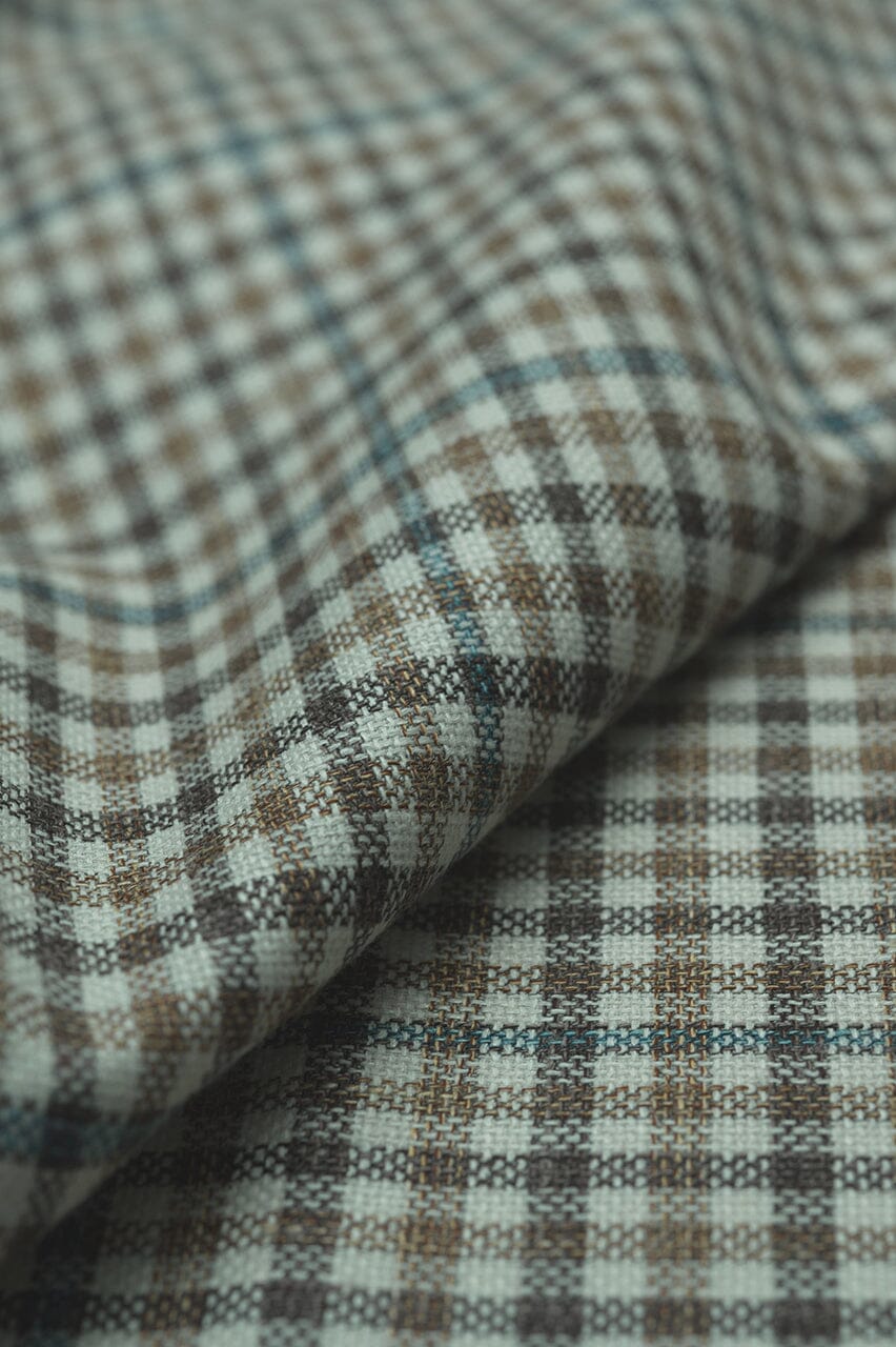 LaGondola Suit Fabric-Fratelli Tallia Di Delfino GC50114 Fratelli Tallia Di Delfino Latte GunClub Jacketing