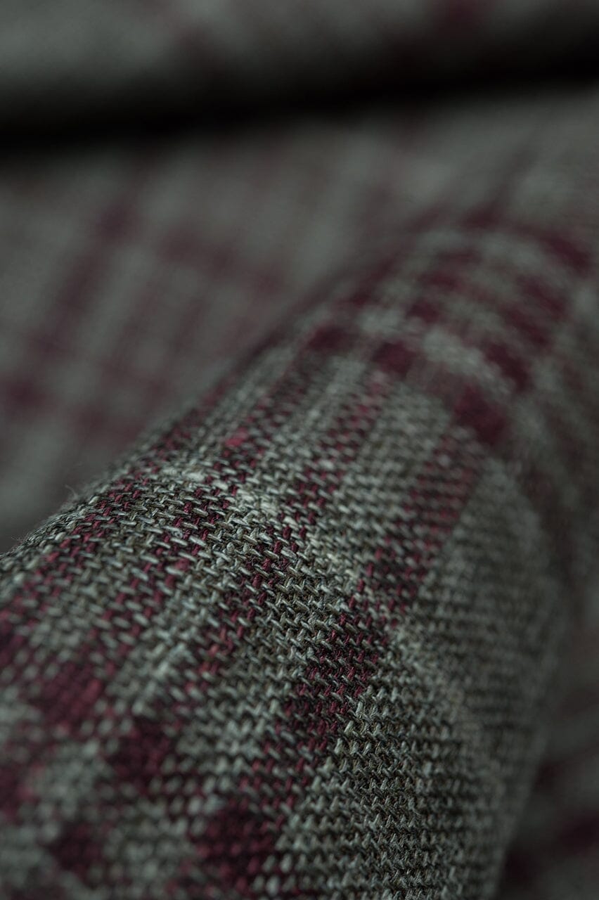 LaGondola Suit Fabric-Fratelli Tallia Di Delfino GC50119 Fratelli Tallia Di Delfino Taupe & Red Multi Plaid Jacketing