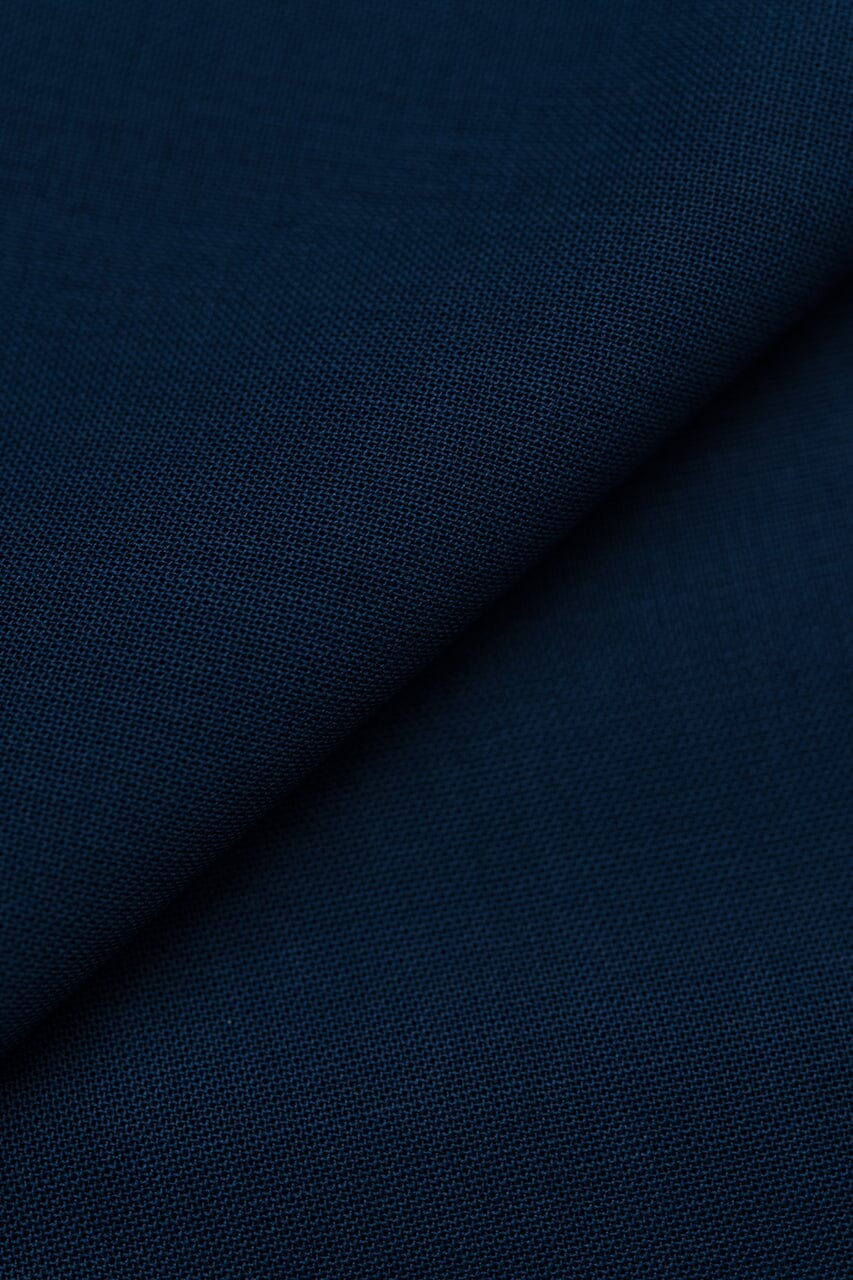 LaGondola Suit Fabric-Fratelli Tallia Di Delfino GC50208 Fratelli Tallia Di Delfino Dark Blue Hightwisted Wool for Suits