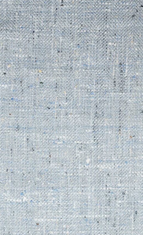 FS90502 Ice Blue Silk Linen Herringbone (Price per0.25m)