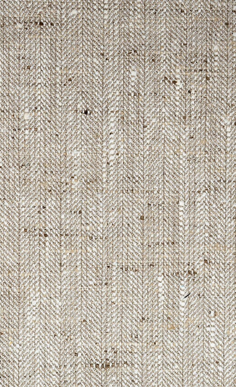 FS90505 Oatmeal Silk Linen Herringbone (Price per0.25m)