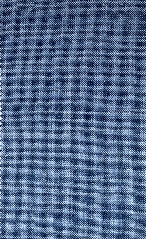 FS90521 Cobalt Blue Wool Silk Linen (Price per0.25m)