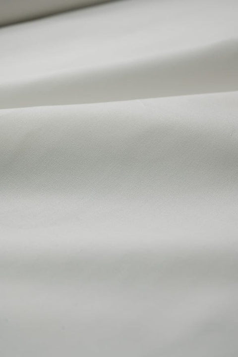 GC2010 Pure White Baby Corduroy Shirting (Price per 0.25m) Shirting Canclini