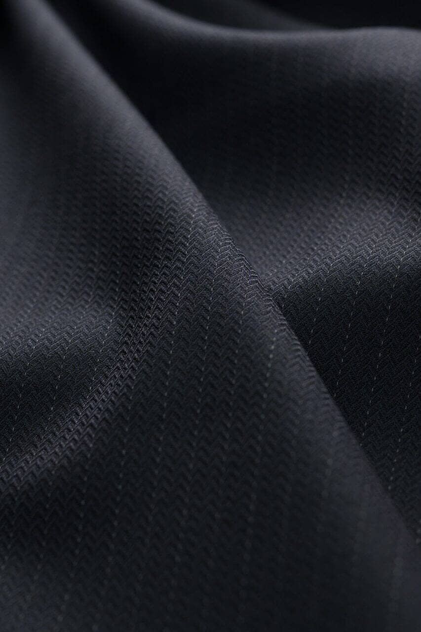 Vintage Suit Fabrics-Giovanni Valentino V20536 Dark Slate Blue Stripe 120s Wool -3m