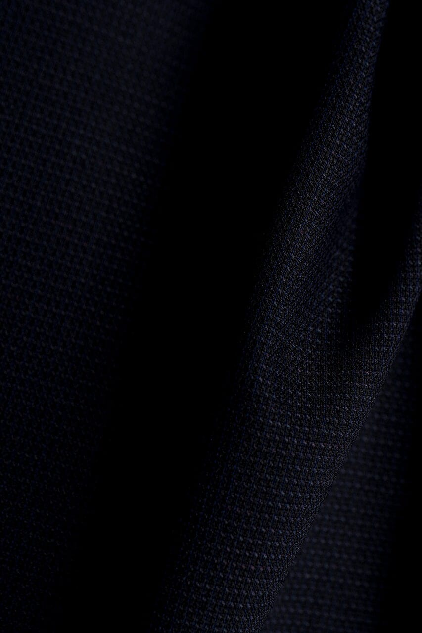 Vintage Suit Fabrics-Giovanni Valentino V23503 Giovanni Valentino Dark Blue Wool Suiting -3.1m