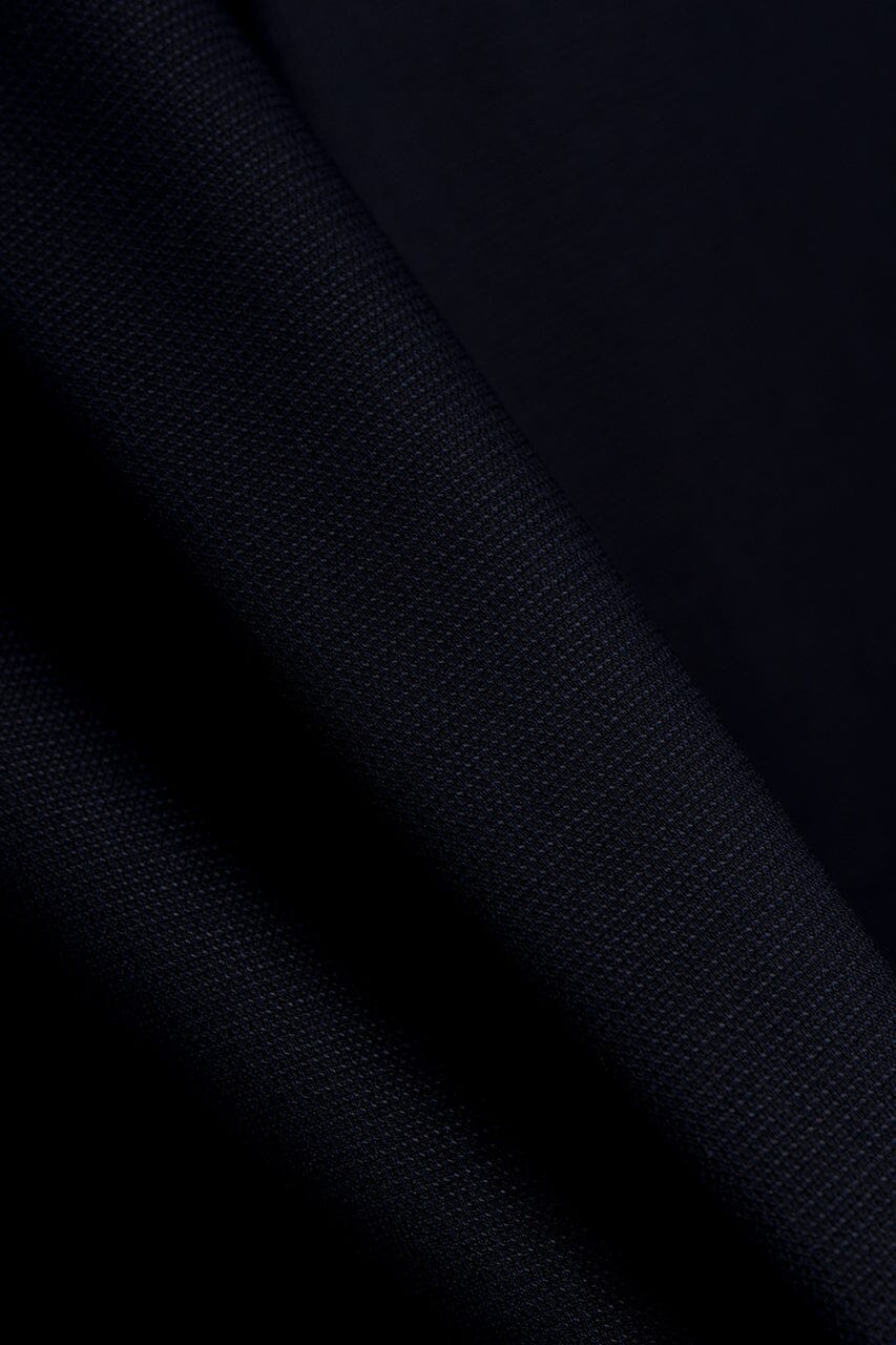 Vintage Suit Fabrics-Giovanni Valentino V23503 Giovanni Valentino Dark Blue Wool Suiting -3.1m