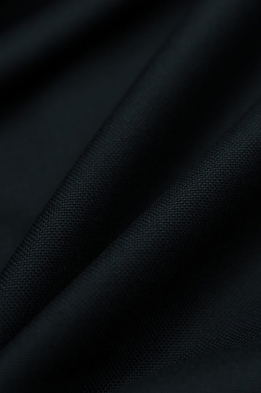 LaGondola Suit Fabric-Groves & Lindley GC50249 Groves & Lindley Black 350g Plain Wool for Suits