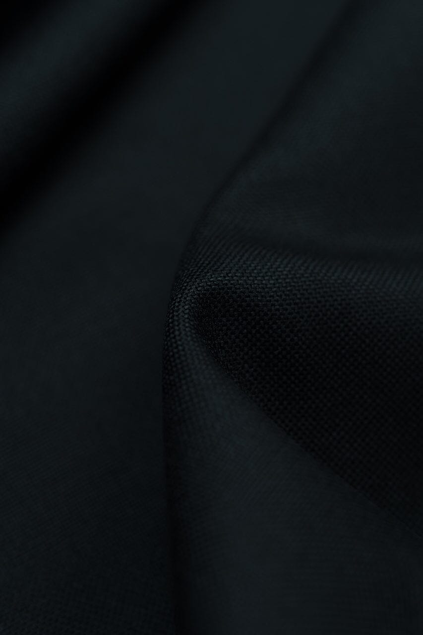 LaGondola Suit Fabric-Groves & Lindley GC50249 Groves & Lindley Black 350g Plain Wool for Suits