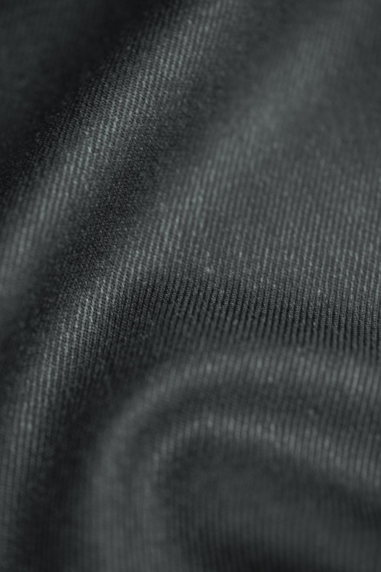 Modern Suit Fabrics-Holland & Sherry 302907 Holland & Sherry Dark Charcoal Wool Whipcord