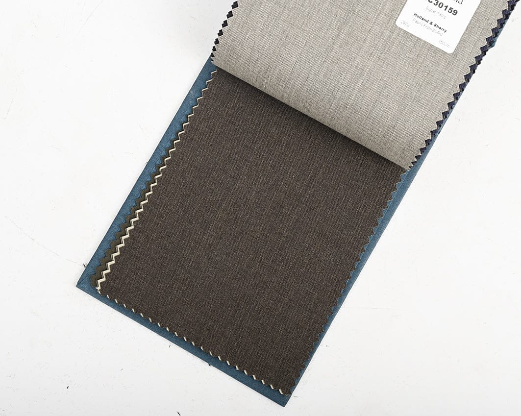 LaGondola Suit Fabric-Holland & Sherry GC30160 Holland & Sherry Super 130's Worsted for Suit