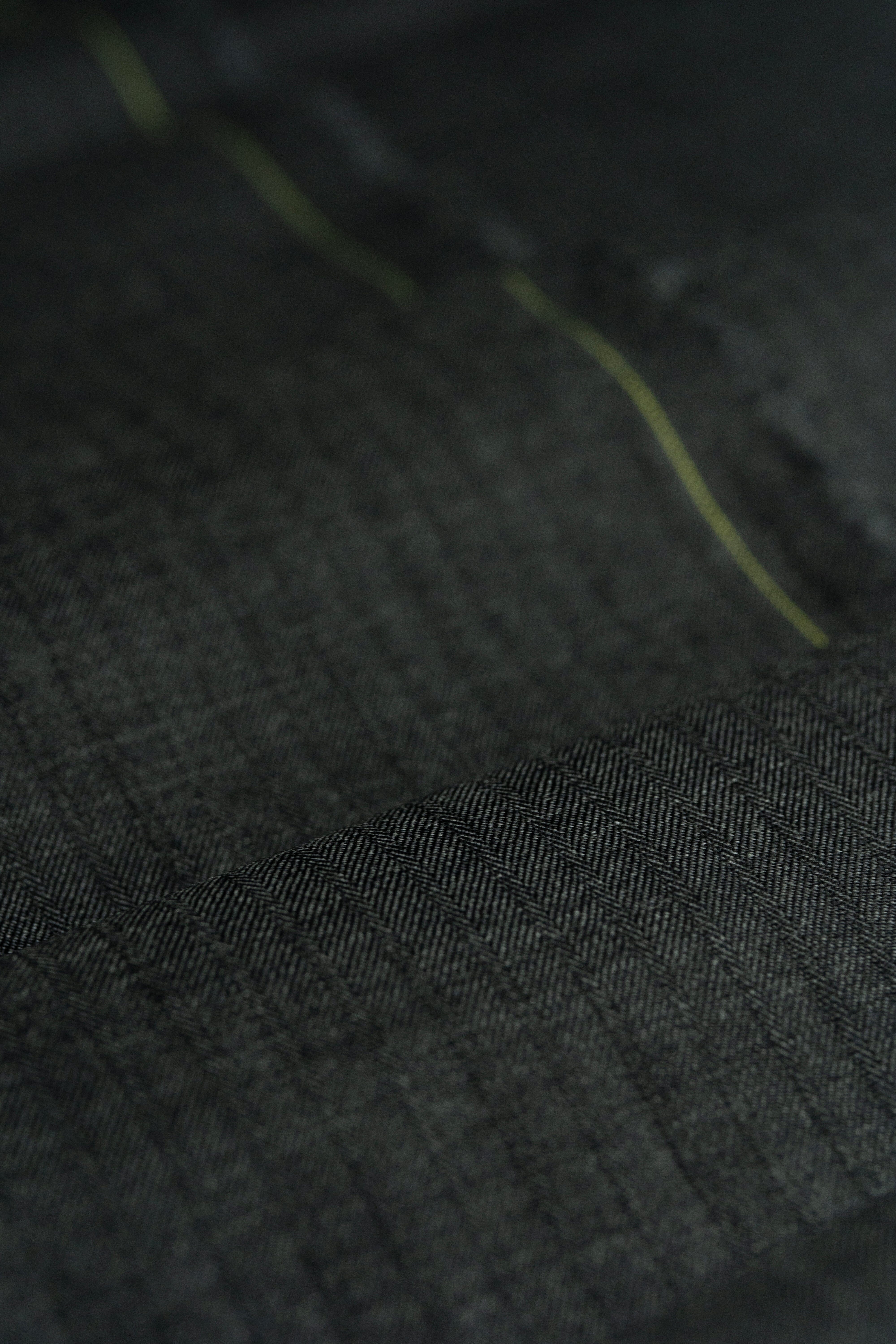 Modern Suit Fabrics-Holland & Sherry GC30246 Holland & Sherry Charcoal Herringbone Super 130's Wool Suiting - 2.9m