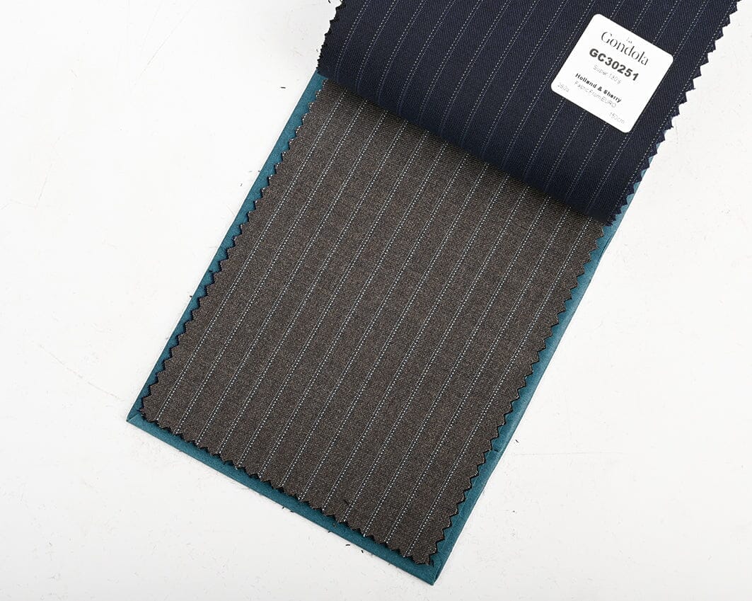 LaGondola Suit Fabric-Holland & Sherry GC30252 Holland & Sherry Super 130's Worsted for Suit