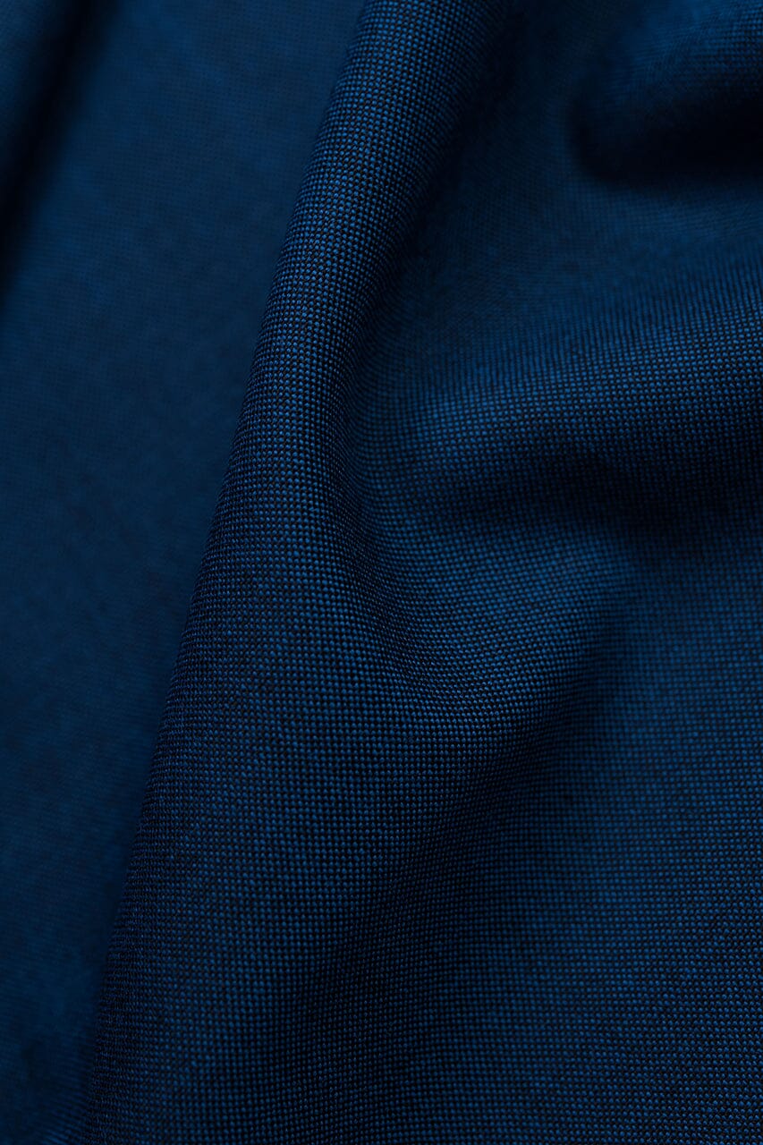 LaGondola Suit Fabric-Holland & Sherry GC50238 Holland & Sherry Slate Blue Crispaire for Suits