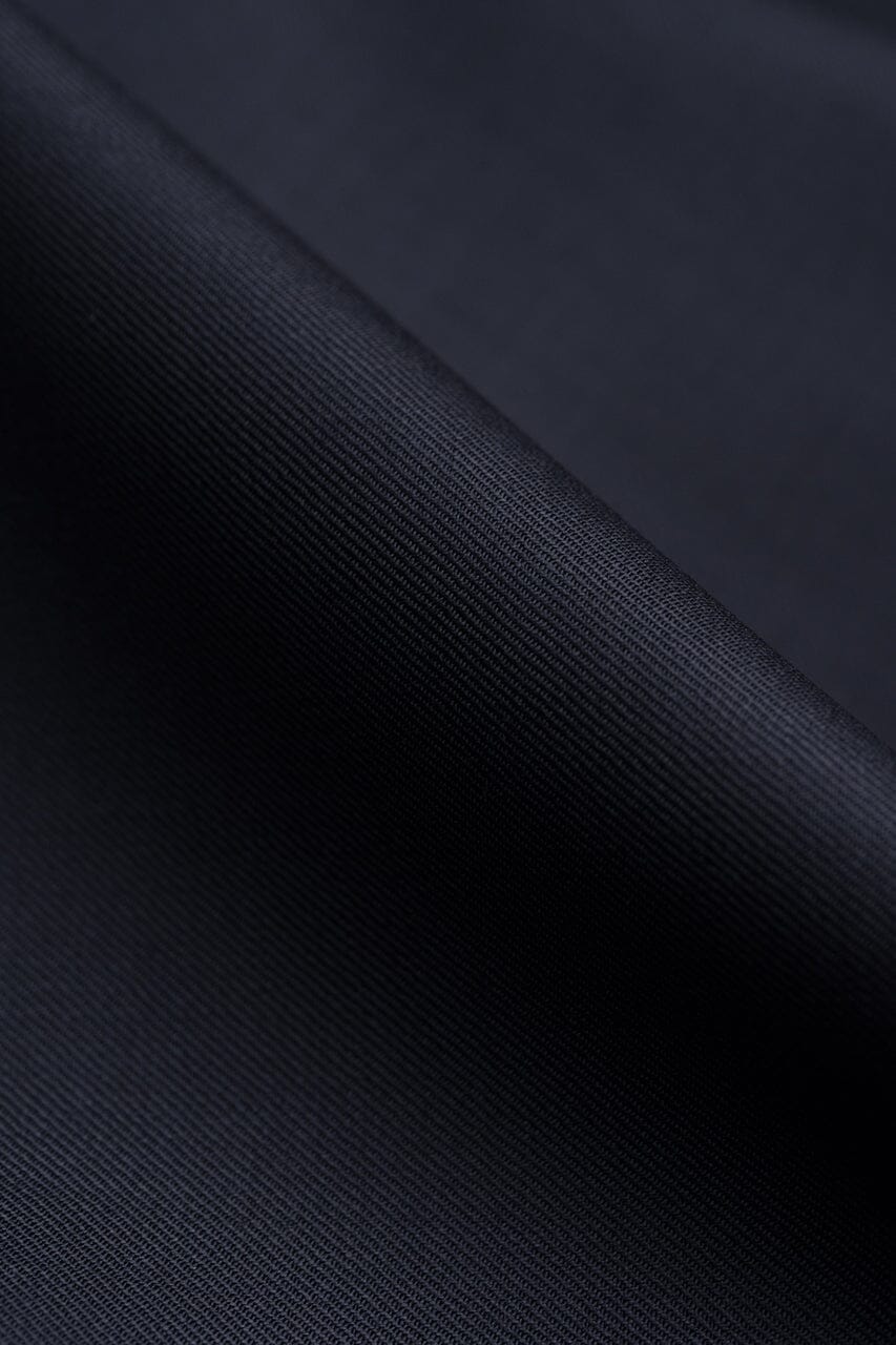 Modern Suit Fabrics-Huddersfield Cloth ZH1540 Dark Navy Twill Wool For Suit-2.7m