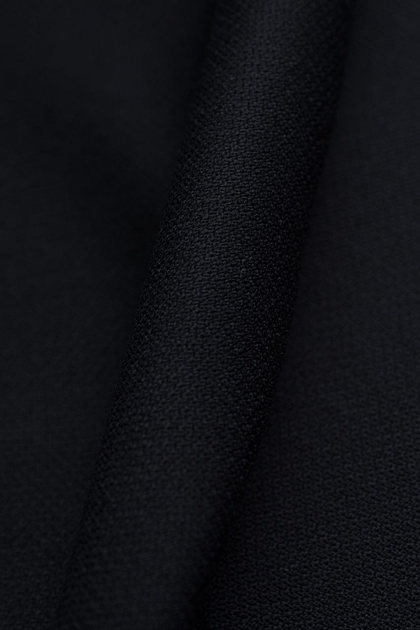 Modern Suit Fabrics-Huddersfield Cloth ZLC1313 Black Patterned Wool For Suit-3.6m