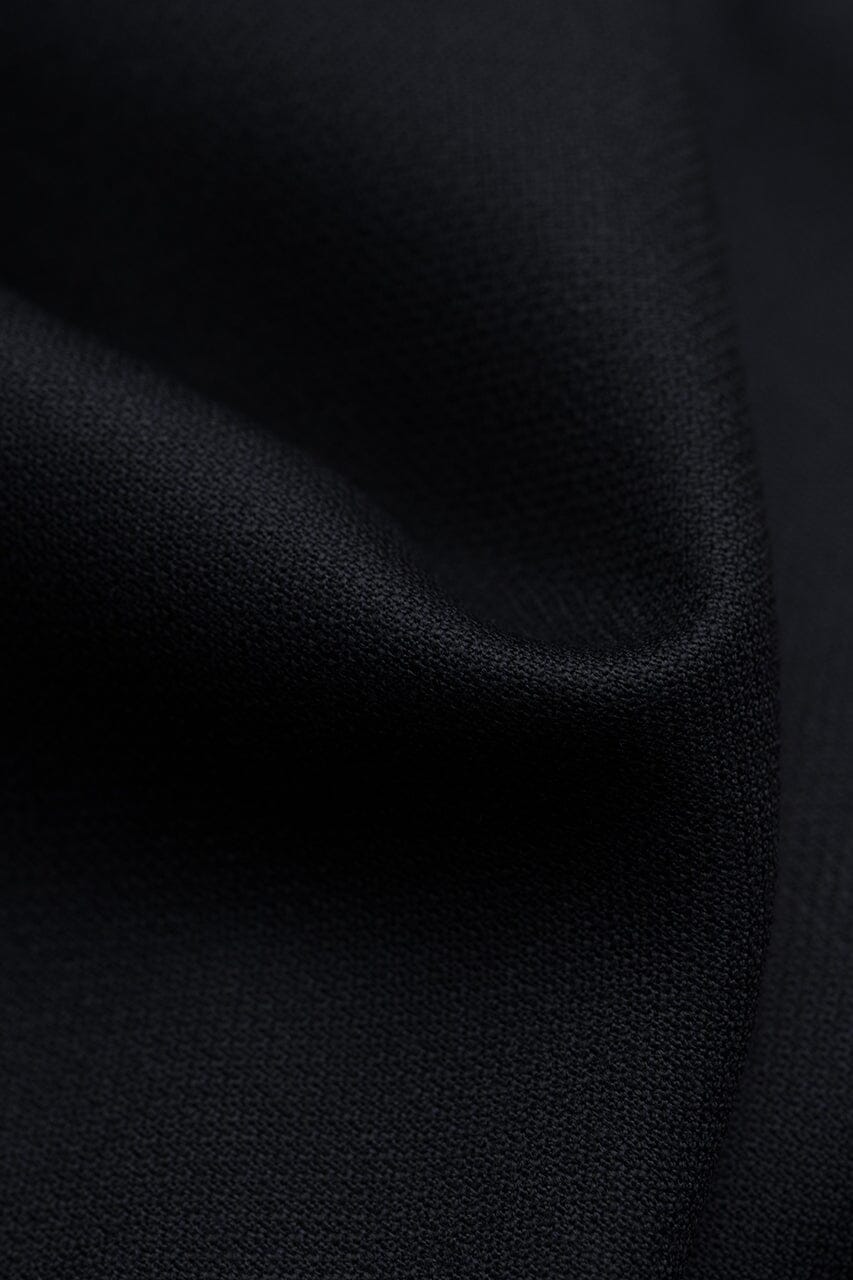 Modern Suit Fabrics-Huddersfield Cloth ZLC1313 Black Patterned Wool For Suit-3.6m