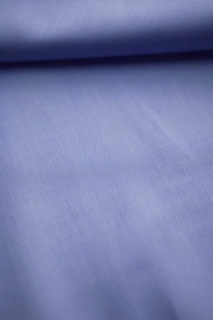 Shirt Fabrics-LaGondola C3604 Blue Twill Cotton Shirting