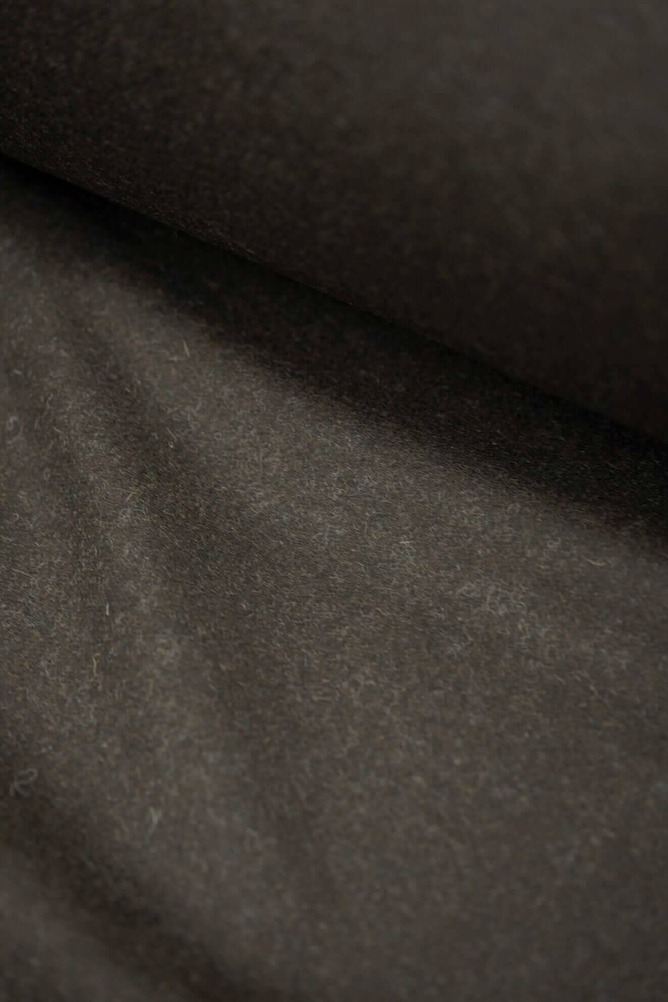 Modern Suit Fabrics-LaGondola Dark Chocolate Wool Jacketing