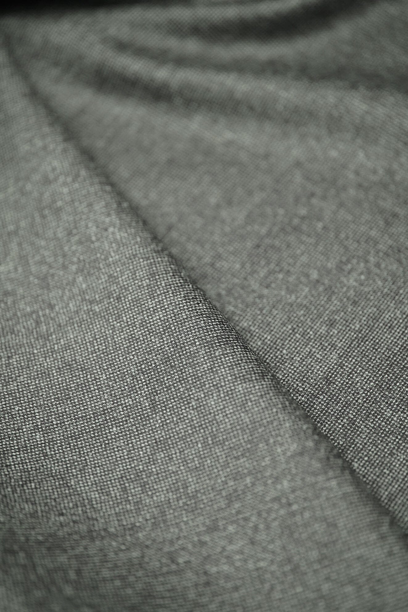 Modern Suit Fabrics-LaGondola Dark Taupe Pinhead Wool Flannel Suiting