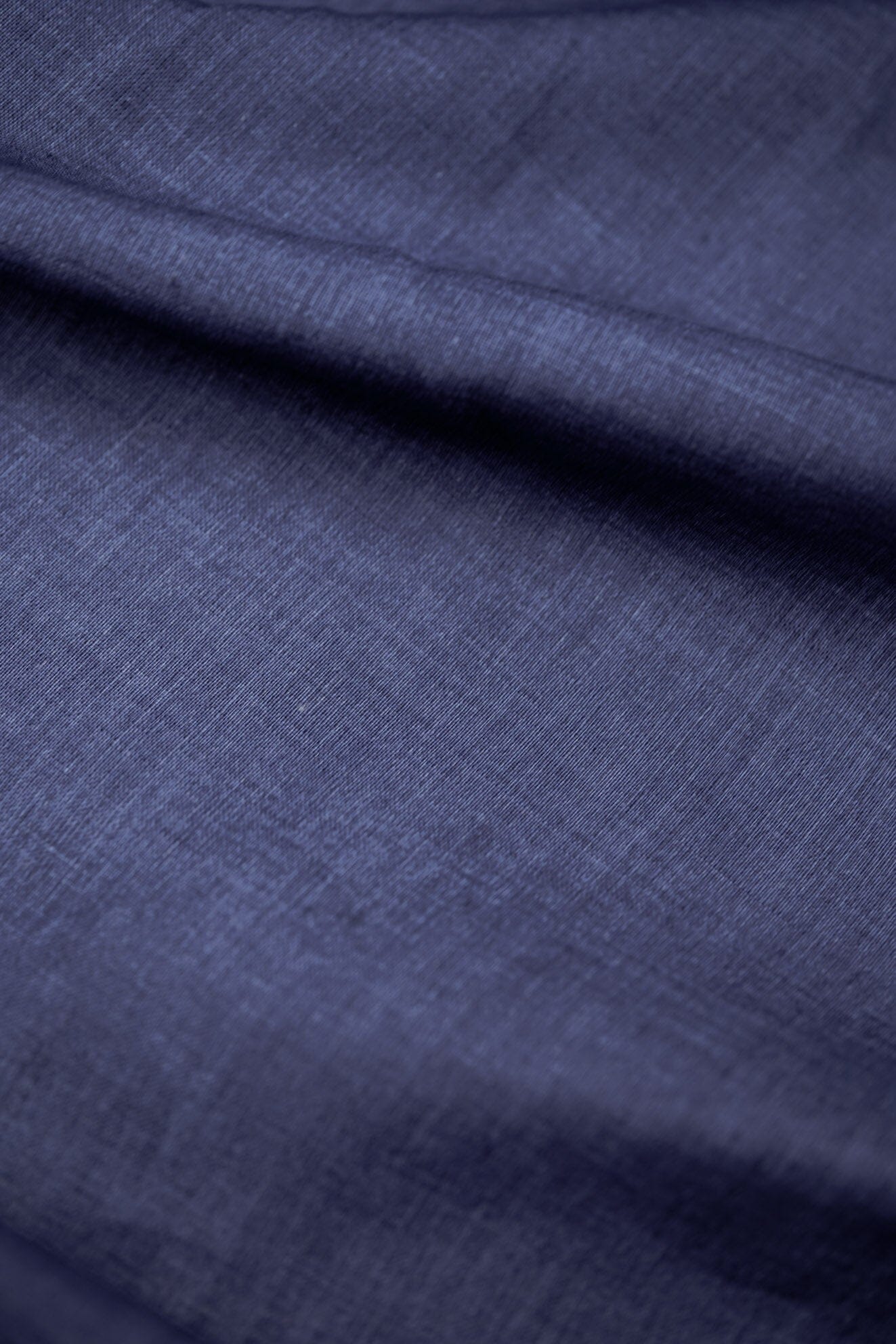 Shirt Fabrics-LaGondola Indigo Linen Shirting