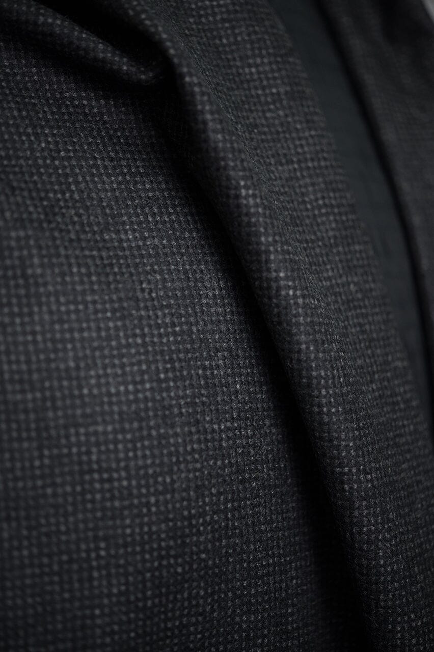 Modern Suit Fabrics-LaGondola SEC2305 Dark Charcoal Pinhead Jacketing-2.1m