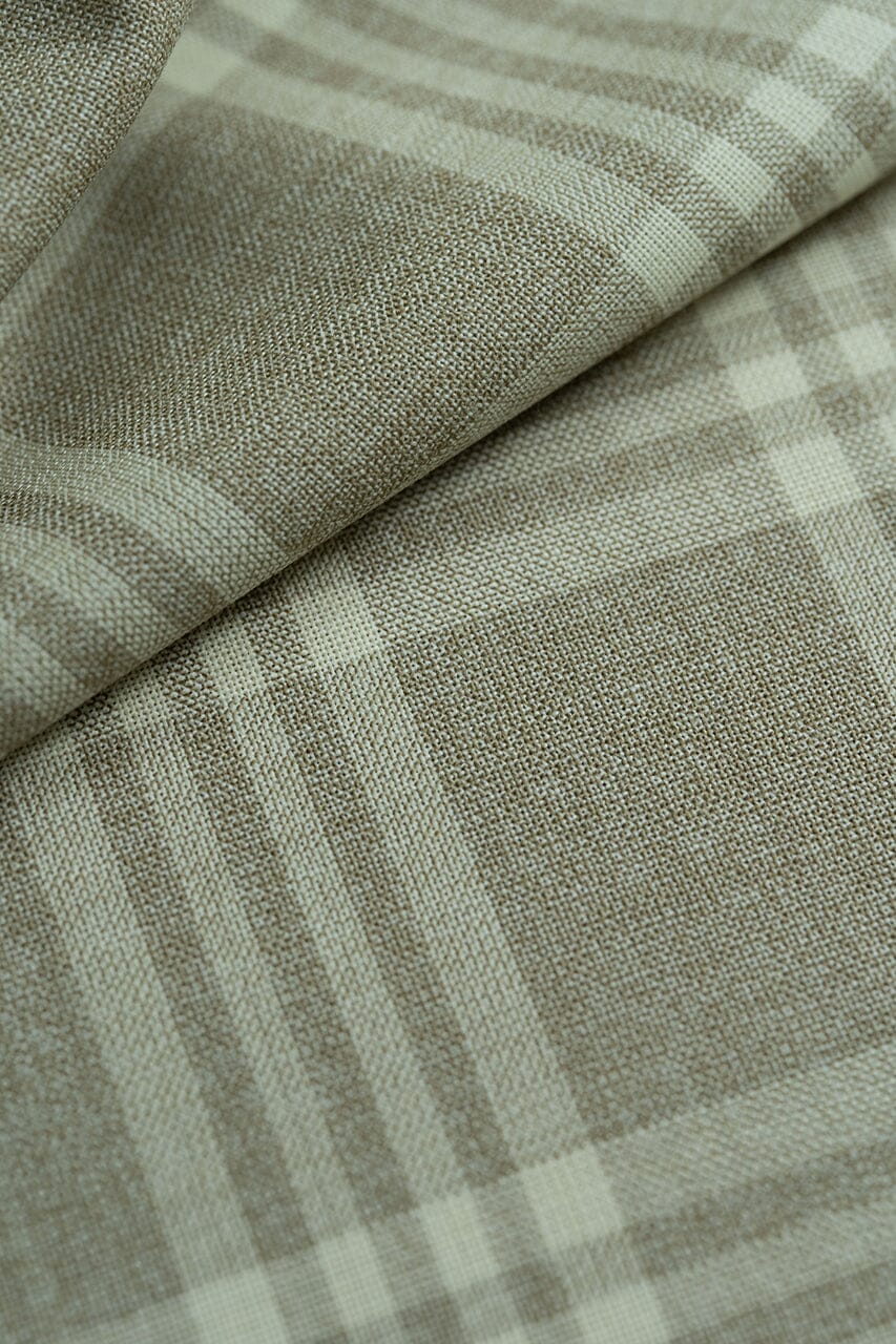 Modern Suit Fabrics-Marling & Evans 17303/B2 Marling & Evans Beige Check Wool-3.1m