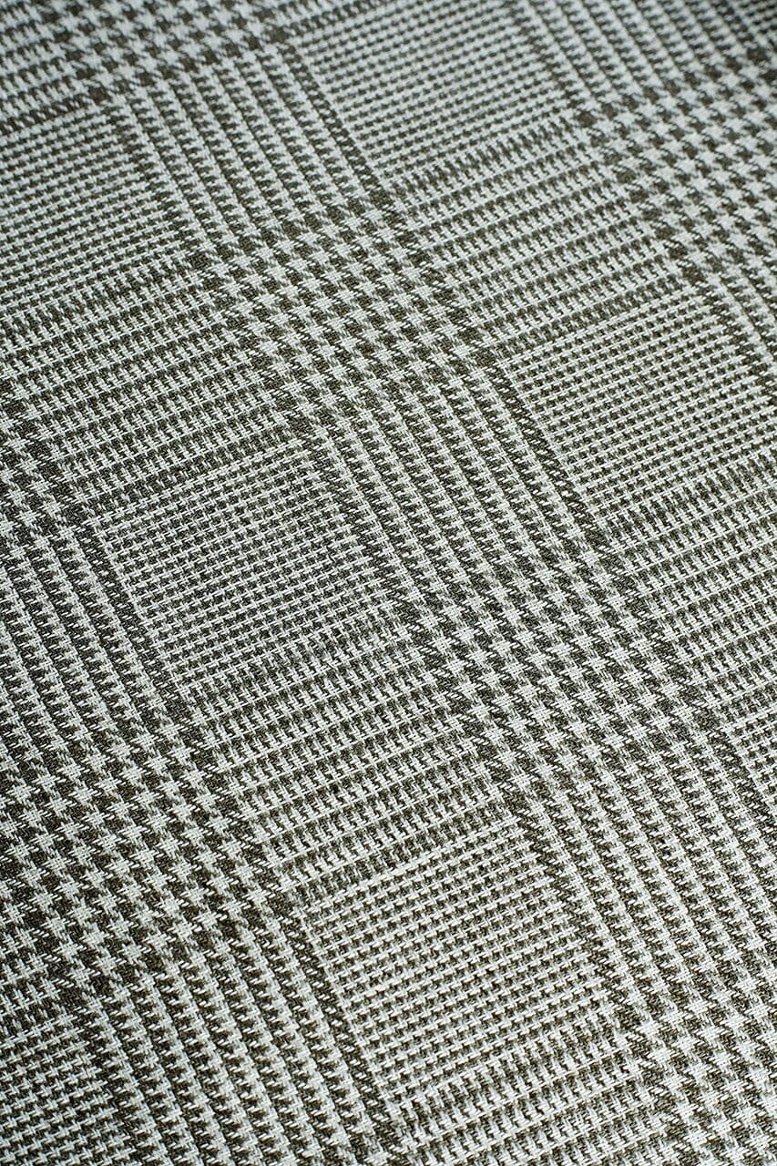 Modern Suit Fabrics-Marling & Evans Fawn PoW Wool Linen Jacketing - 2m