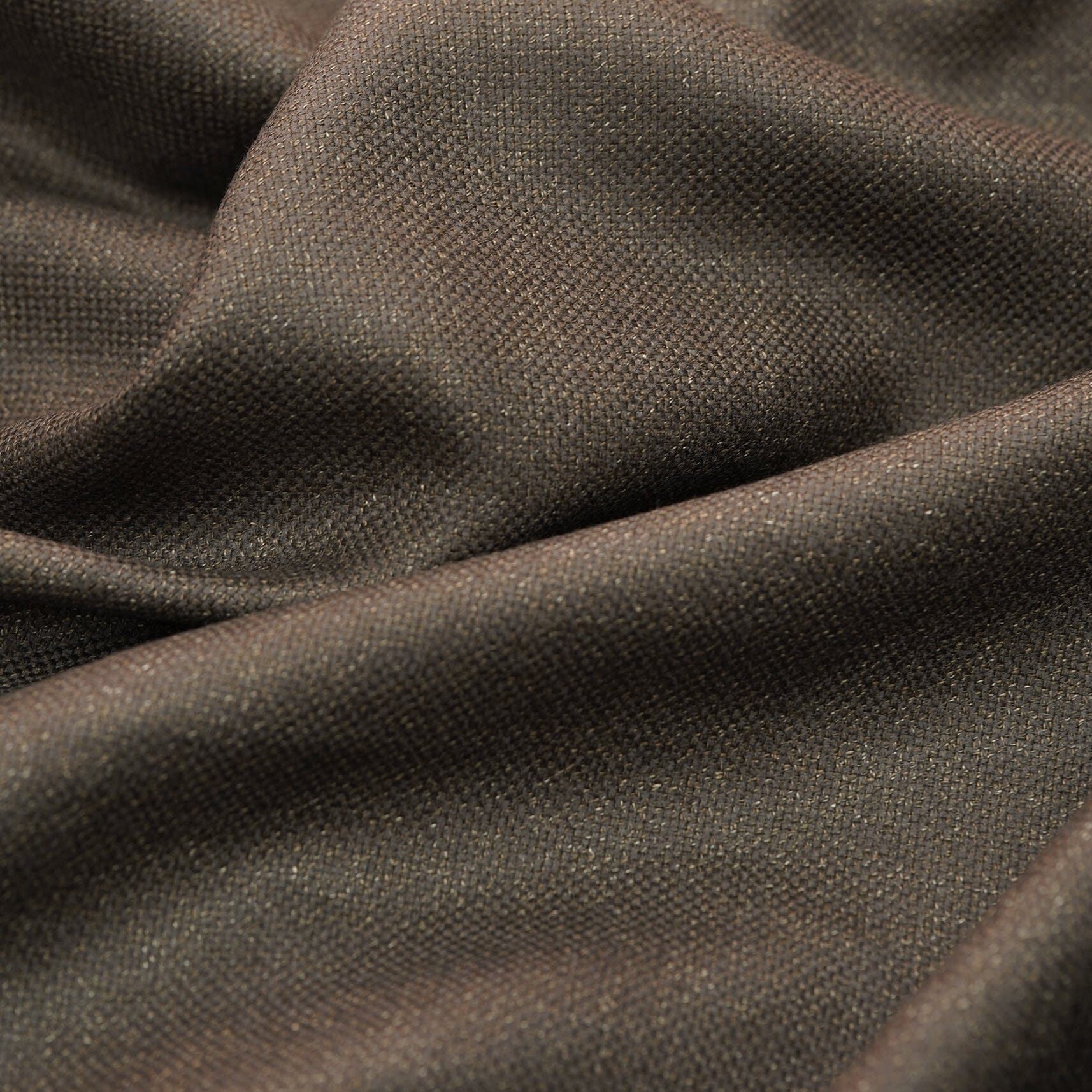 Modern Suit Fabrics-Marling & Evans Marling & Evans Brown Wool Linen Jacketing